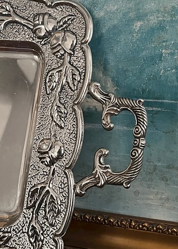 Gümüş kaplama tepsi - Görsel 2