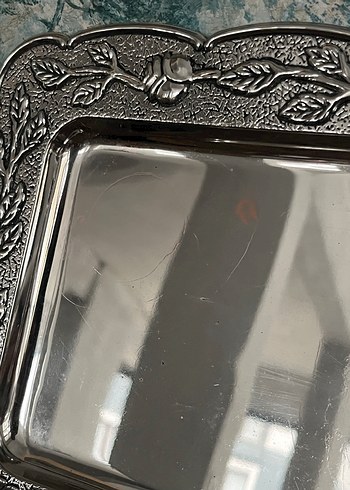 Gümüş kaplama tepsi - Görsel 5