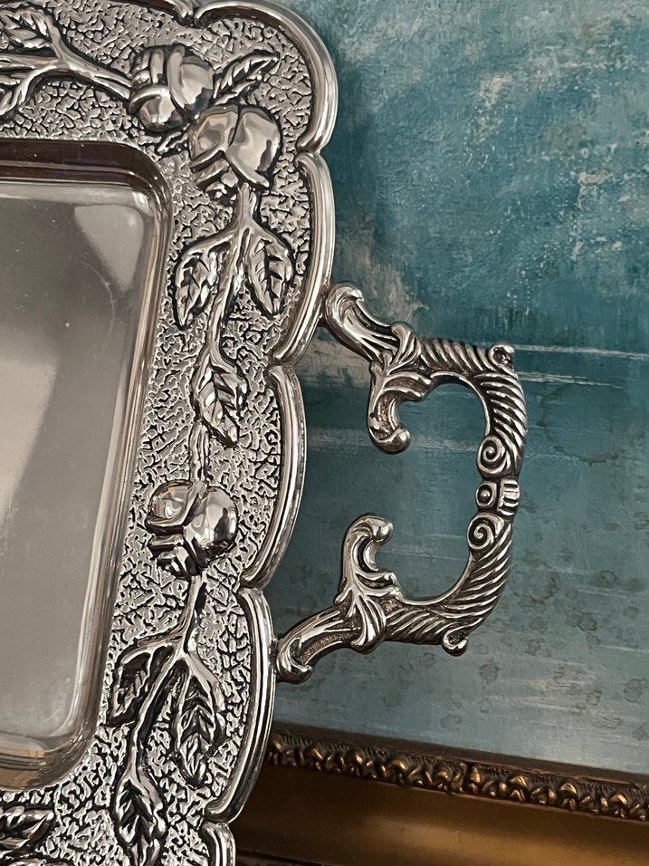 Gümüş kaplama tepsi - Görsel 2