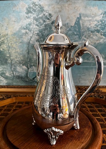 Gümüş kaplama çay potu - Görsel 3