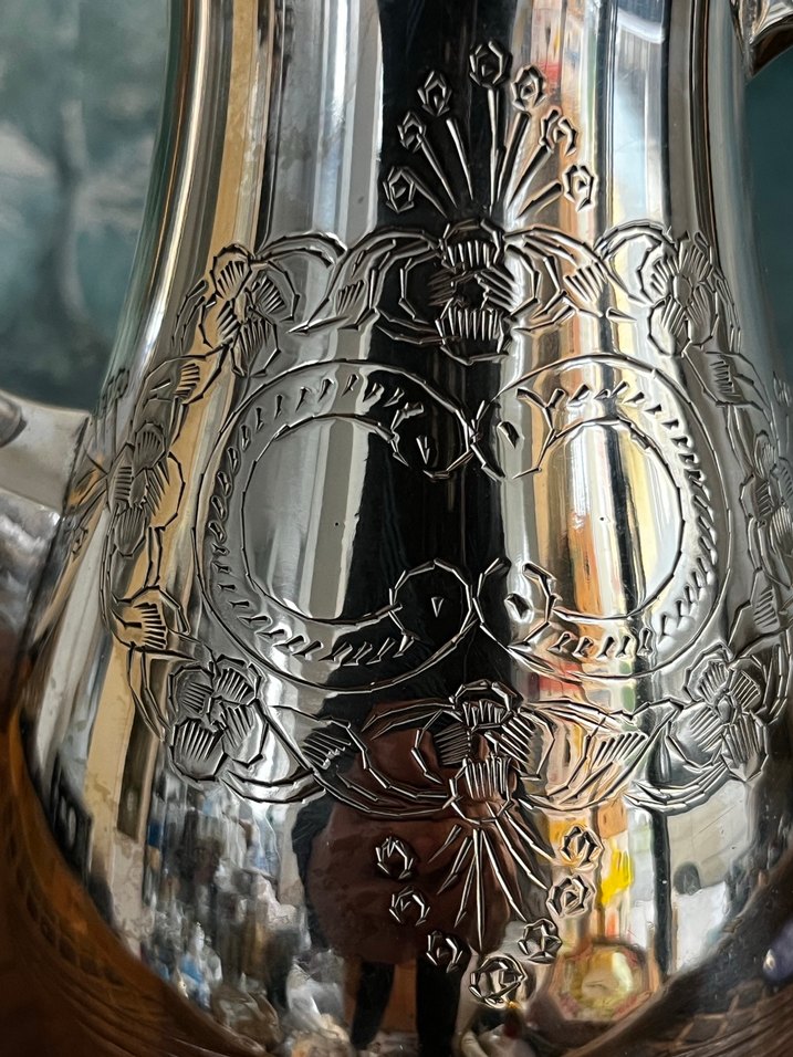 Gümüş kaplama çay potu - Görsel 4