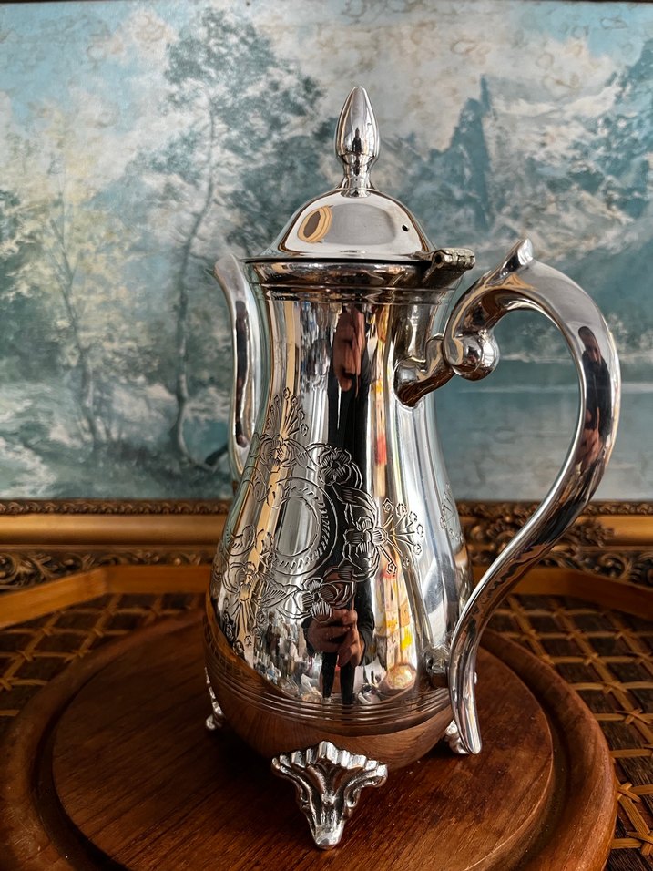 Gümüş kaplama çay potu - Görsel 3