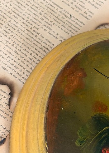 Altın Renkli Oval Meyve Temalı Tablo - Görsel 4