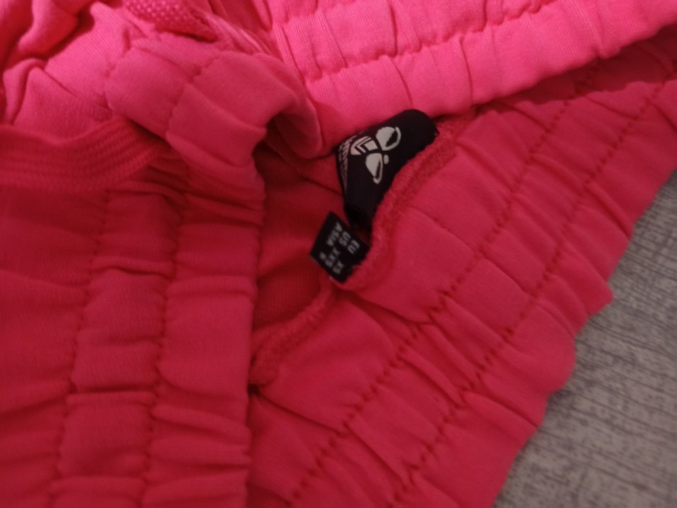 Pembe Rahat Kesim Kadın Eşofman Altı yumuşak doku (XS) beden - Görsel 2