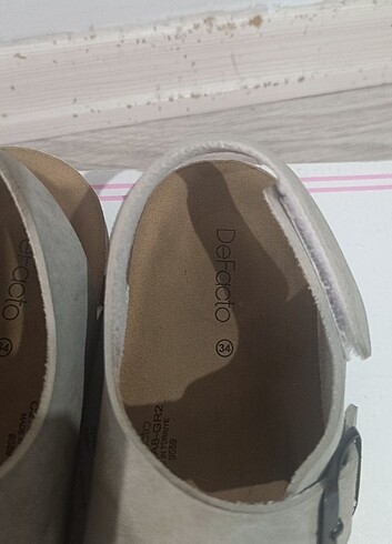 34 Beden gri Renk Erkek Çocuk Sandalet