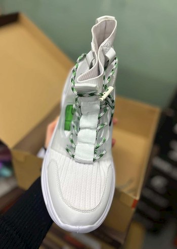 Beyaz Unisex Air Taban Spor Sneaker  Yeni Sezon, Yüksek Taban - Görsel 3