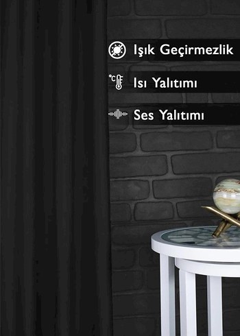 KAMPANYA 1.90X2.50 Blackout karartma perde 650 TL dikim dahildir - Görsel 3