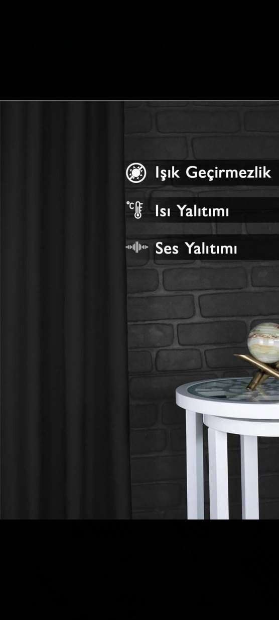KAMPANYA 1.90X2.50 Blackout karartma perde 650 TL dikim dahildir - Görsel 3