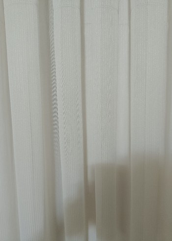 Ceren Balıksırtı Tül Perde | Tok Kumaş | Dökümlü - Görsel 2