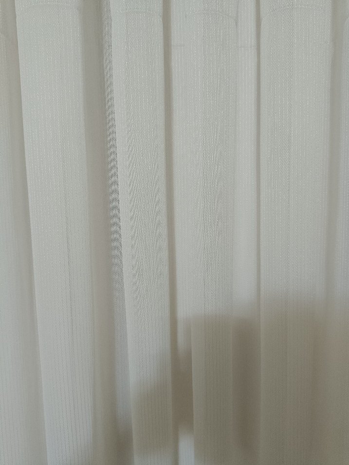 Ceren Balıksırtı Tül Perde | Tok Kumaş | Dökümlü - Görsel 2