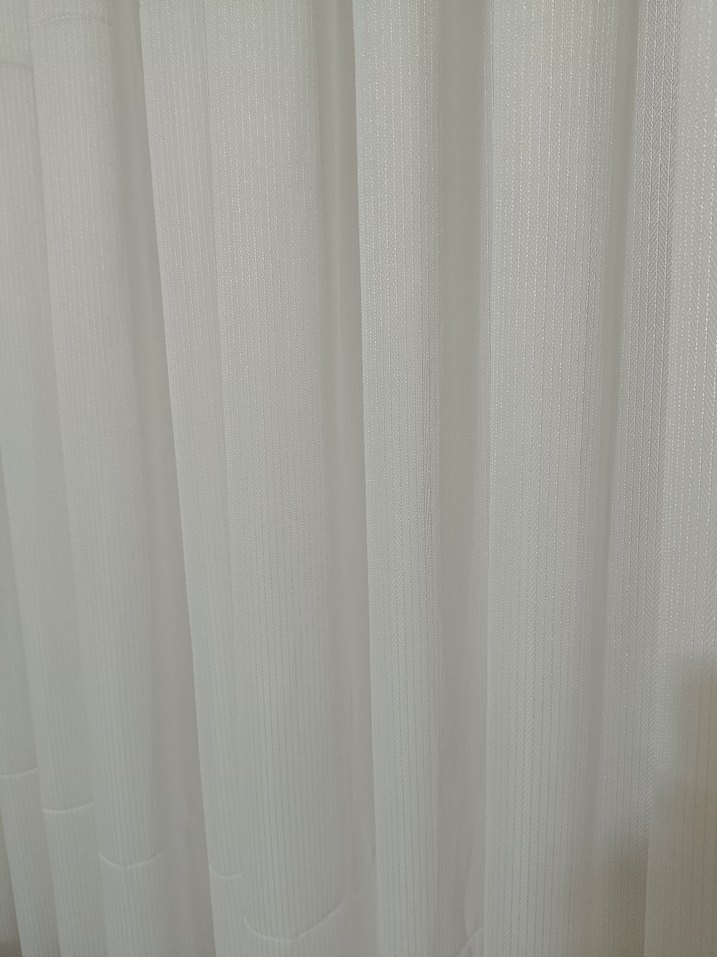 Ceren Balıksırtı Tül Perde | Tok Kumaş | Dökümlü - Görsel 3