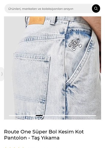 Route One Baggy Jean - Görsel 6