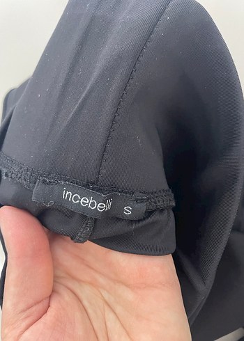 Siyah Belli Kadın Spor Tayt - Görsel 2
