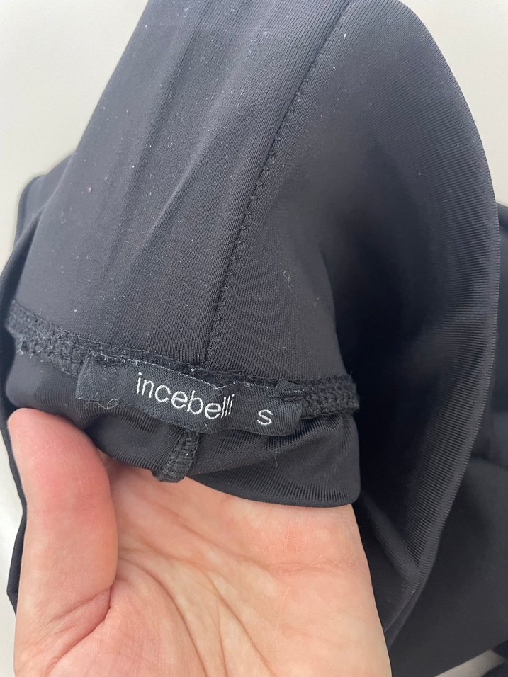 Siyah Belli Kadın Spor Tayt - Görsel 2