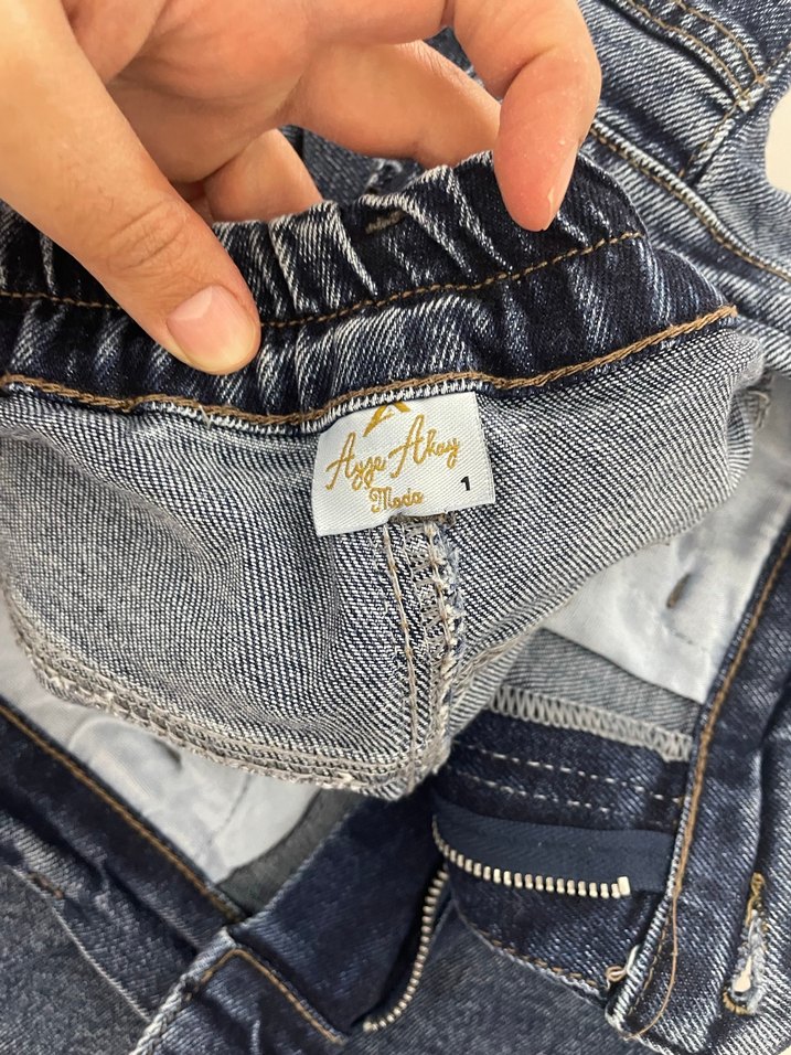 Kadın Mavi Regular Fit Denim Pantolon - Görsel 2