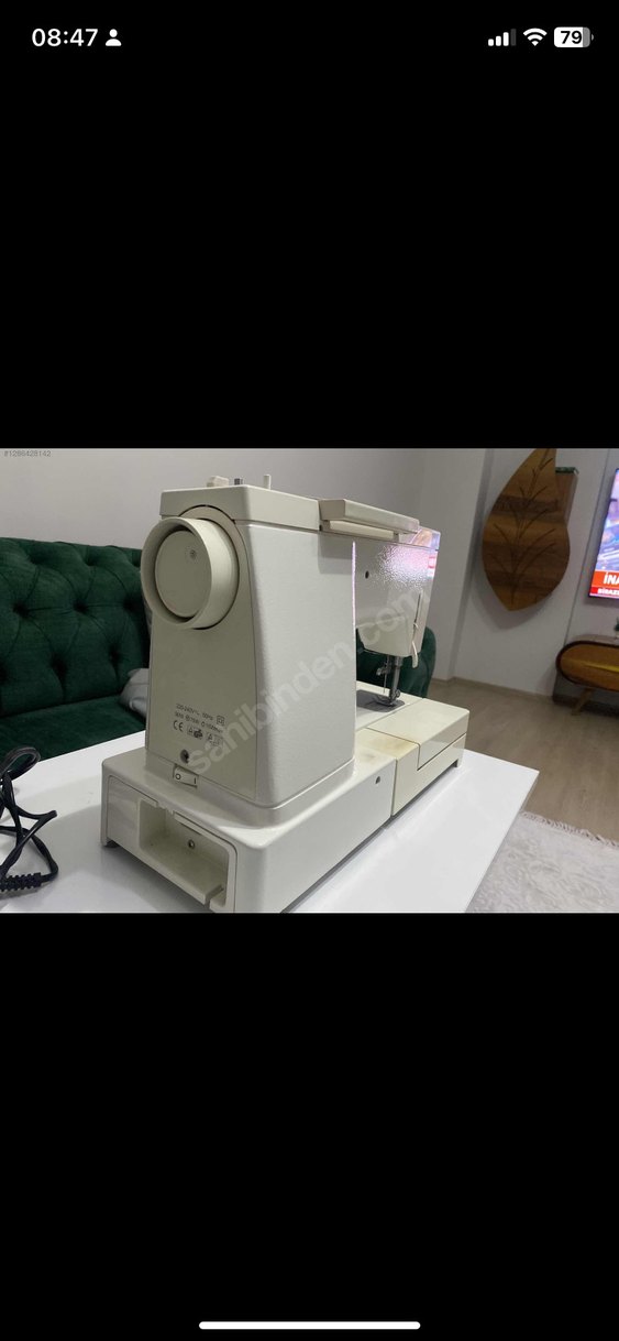 Beyaz Dikiş Makinesi - Görsel 4