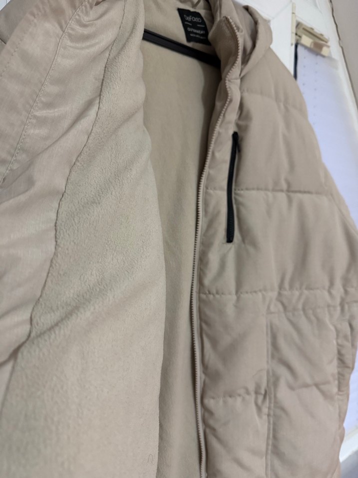 Bej Erkek Mont - Görsel 3