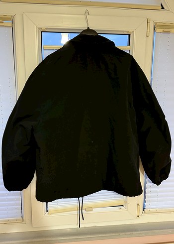 MAVİ erkek siyah oversize bomber mevsimlik ceket - Görsel 4