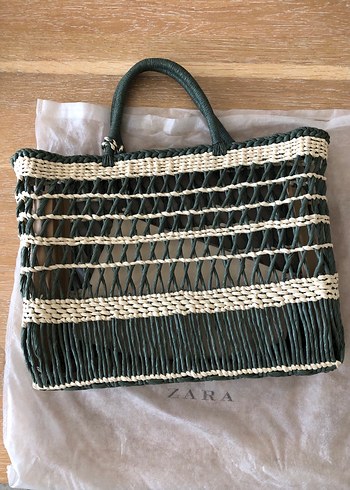 Zara hiç kullanılmadı plaj/günlük çanta - Görsel 3