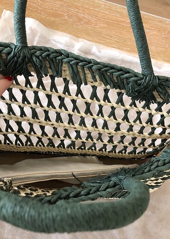 Zara hiç kullanılmadı plaj/günlük çanta - Görsel 4