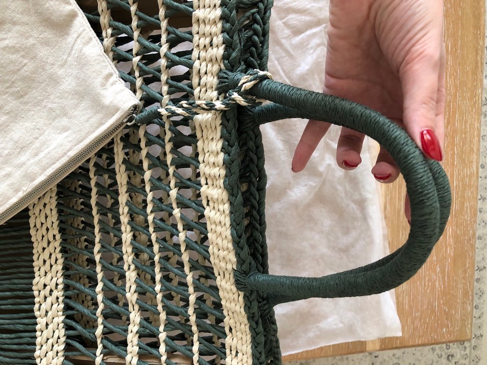 Zara hiç kullanılmadı plaj/günlük çanta - Görsel 2