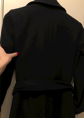 İpekyol Lacivert Kemerli Uzun Kaban - Görsel 7