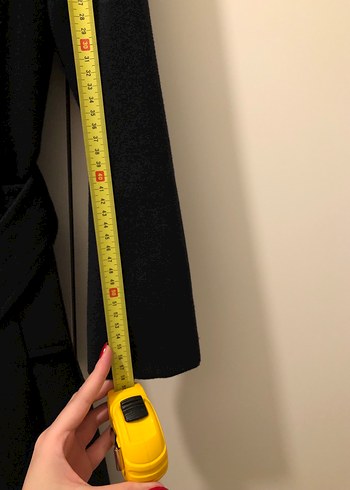 İpekyol Lacivert Kemerli Uzun Kaban - Görsel 10