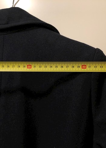 İpekyol Lacivert Kemerli Uzun Kaban - Görsel 9