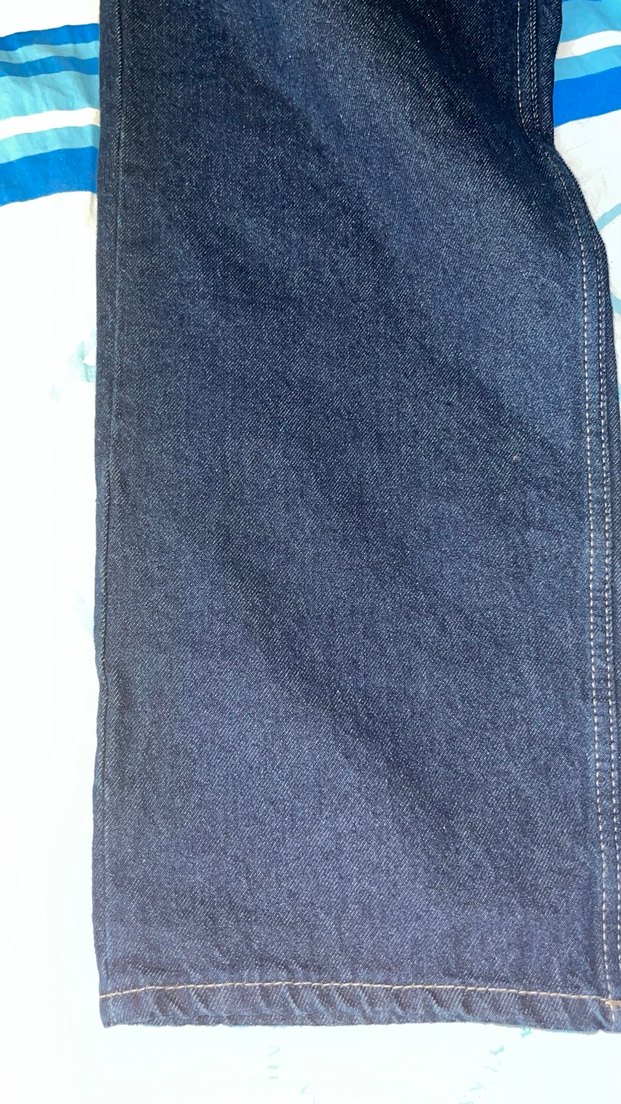 Lacivert Erkek Baggy Jean M Beden - Görsel 3