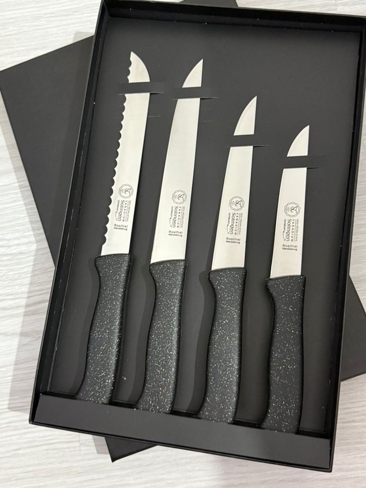 Gri 4 Parça Bıçak Seti - Görsel 2