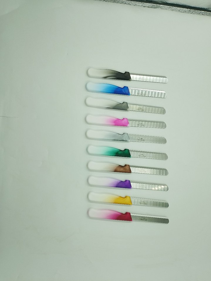 Renkli Saplı Bıçak Seti - Görsel 2