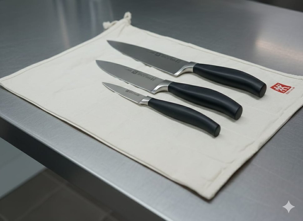 Zwilling 3'lü Gri Bıçak Seti - Görsel 2