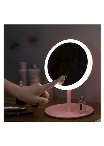 USB Şarjlı Dokunmatik LED Işıklı Makyaj Aynası - Görsel 2
