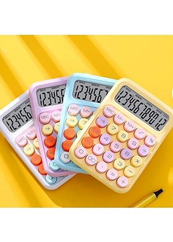 Pastel Renkli  Hesap Makinesi - Görsel 2