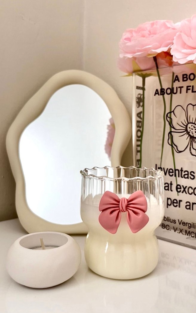 Beyaz Dalgalı Ayna - Görsel 2