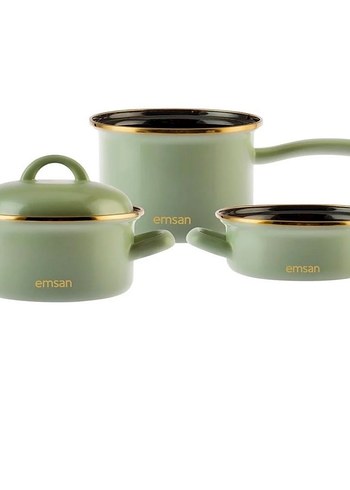 Emsan Emaye Tencere Seti - Görsel 2
