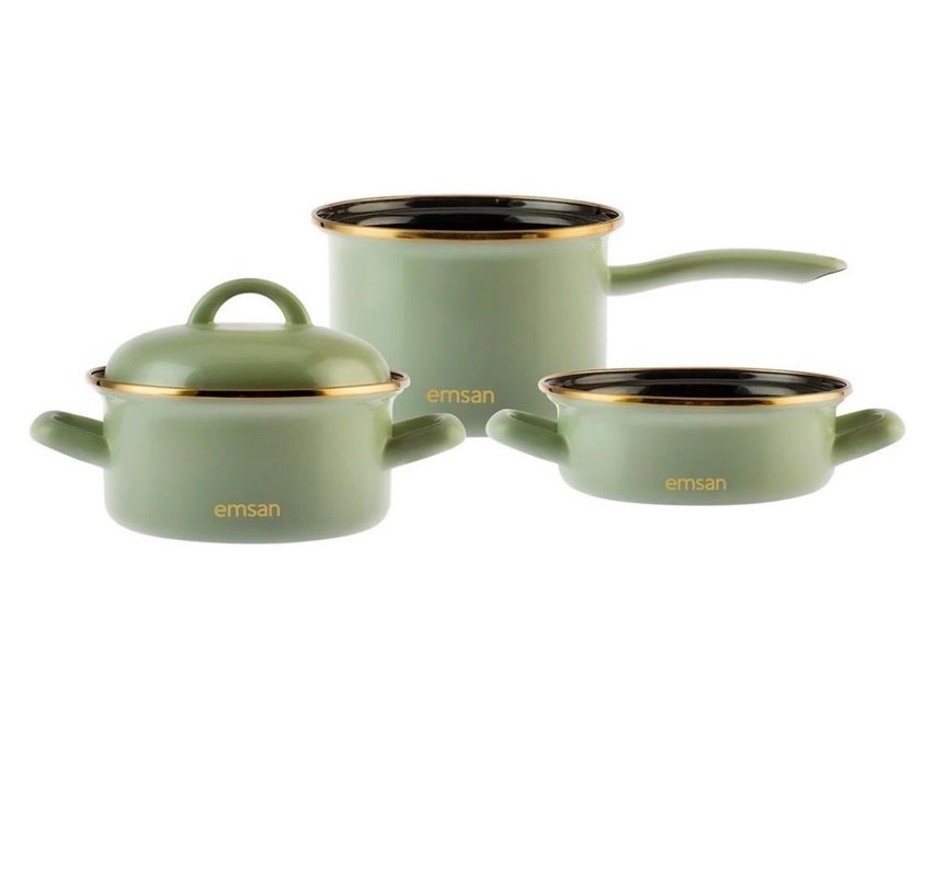 Emsan Emaye Tencere Seti - Görsel 2