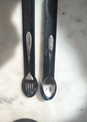 Gri HEiFER Termos Şişe ve Kaşık Seti - Görsel 6