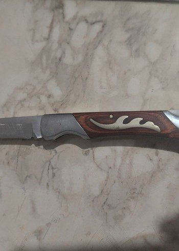 Kahverengi Ahşap Saplı Keskin Bıçak - Görsel 2