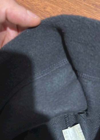 Siyah Erkek Polar Bere Velcro Detaylı - Görsel 4