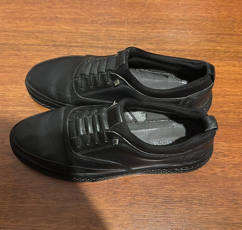 Siyah Erkek Deri Klasik Ayakkabı - Görsel 2