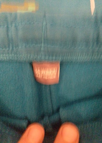 Kapüşonlu Erkek Çocuk Mavi Baskılı Sweatshirt takımı - Görsel 2