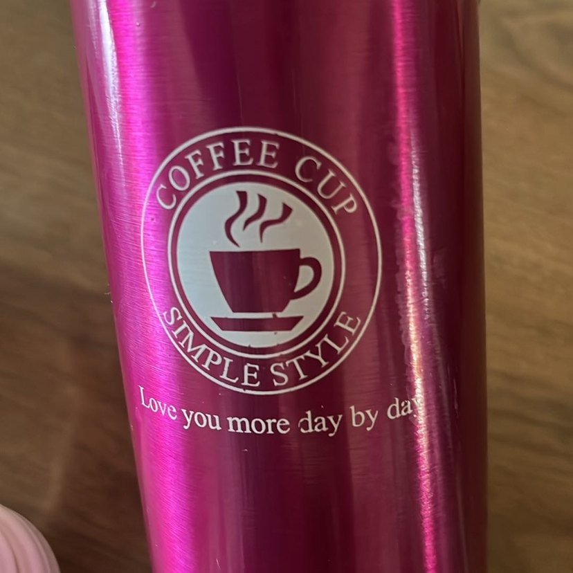 Renkli Pembe 0.5L Termos Şişesi - Görsel 4