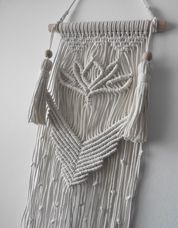 Makrome Duvar Süsü - Görsel 2