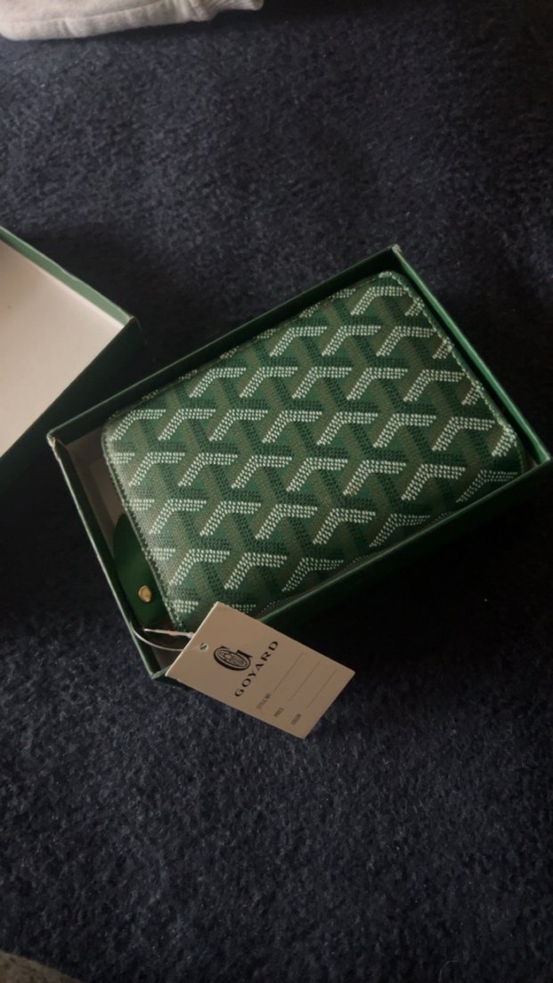 Goyard yeşil cüzdan - Görsel 2