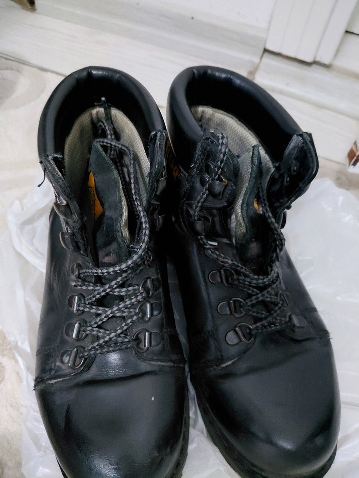 Siyah Deri Biker Botlar Tokalı - Görsel 3