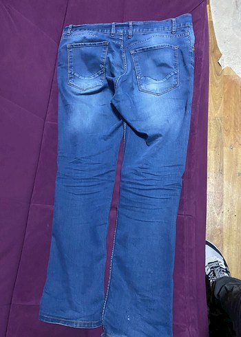 Düğmeli Lacivert Koyu Renk Erkek Demska Pantolon - Görsel 3