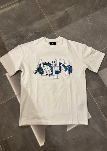 Amiri Siyah Dragon Baskılı Erkek Tişört - Görsel 6