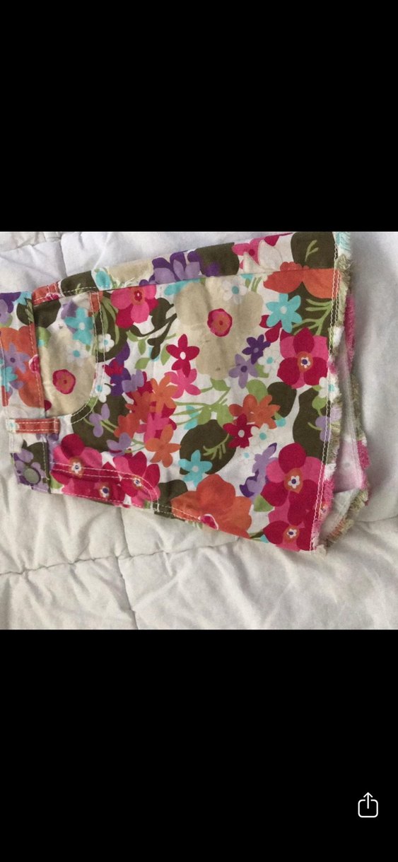 Çiçek Desenli Bohem Kız Şort - Görsel 3