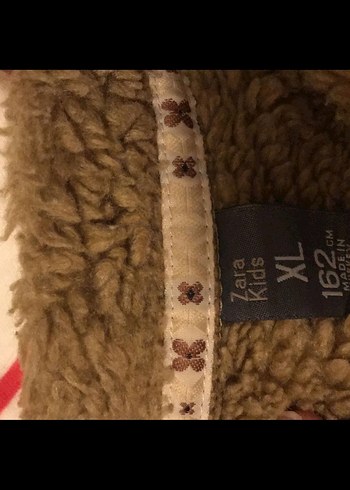 Düğmeli Kahverengi Kız çocuk Yelek - Görsel 5